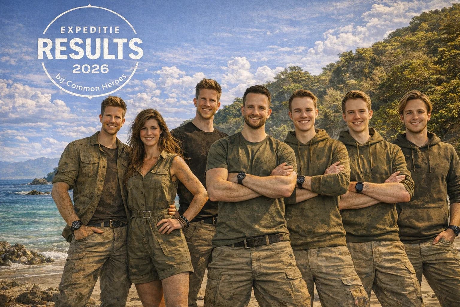 Het aangeleverde Expeditie-campagnebeeld van het Common Heroes-team